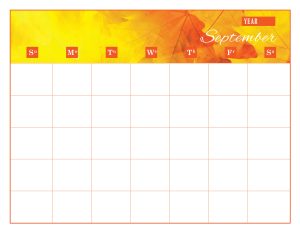 Fall Calendar